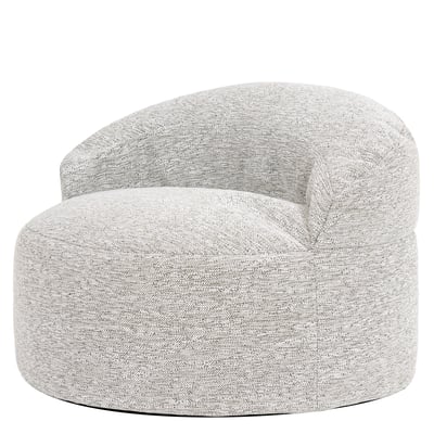 Pouf fauteuil d’appoint décoratif en tissu tissé Oeko-Tex® - ORB ICON