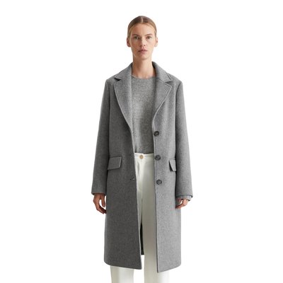 Veste laine grise femme best sale