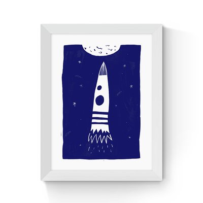 Off to see the moon by Katy Edelsten EAST END PRINTS