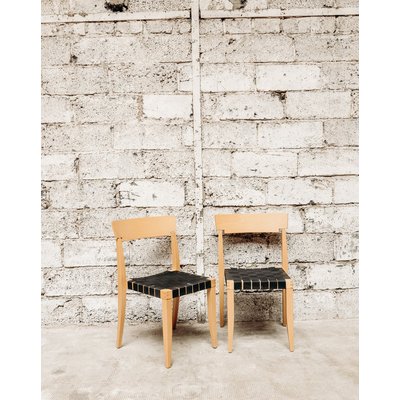Lot de 6 chaises Alma N°449 - Bon état DEBONGOUT