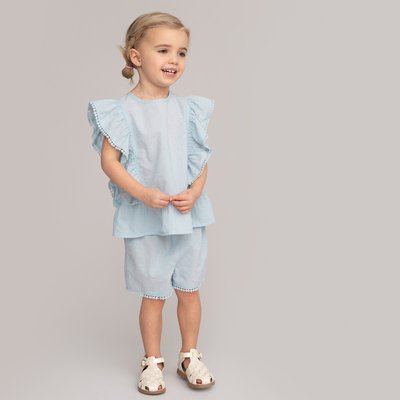 Ensemble 2 pièces blouse et short en plumetis LA REDOUTE COLLECTIONS