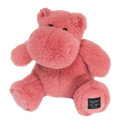 Peluche Hippo Hip Chic terracotta 25 cm HISTOIRE D'OURS
