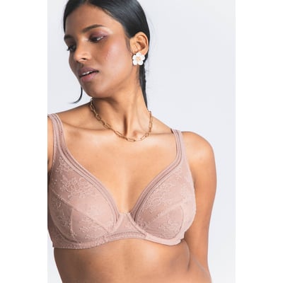 Soutien-gorge triangle grande taille en dentelle MISS LEJABY MAISON LEJABY