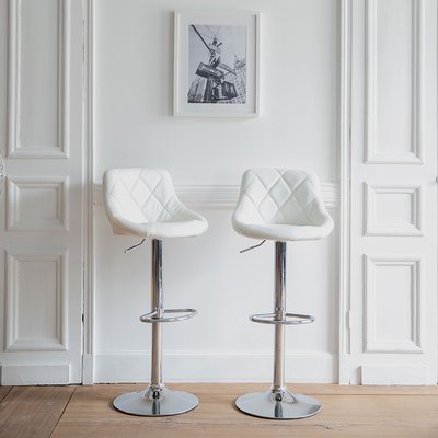 Lot de 2 tabourets de bar, JASPER HAPPY GARDEN