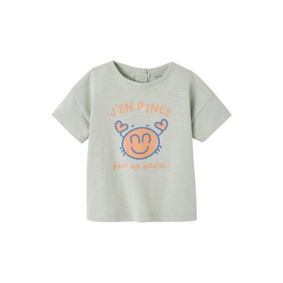 T-shirt à motif en coton bio manches courtes VERTBAUDET
