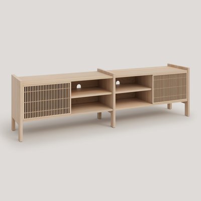 Meuble TV en pin massif non verni MENDIA MOYEN NAAN FURNITURE