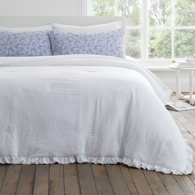 Soft Washed Frill Bedspread BIANCA FINE LINENS