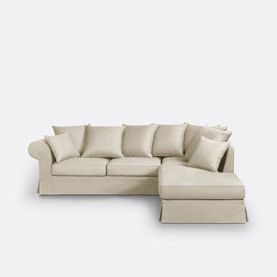 Canapé d'angle convertible coton, Adelia LA REDOUTE INTERIEURS
