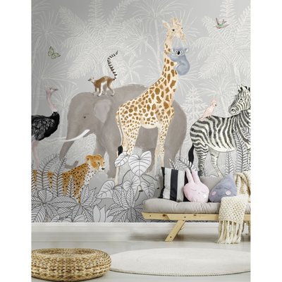 Papier peint panoramique Animaux de la Jungle ART FOR THE HOME