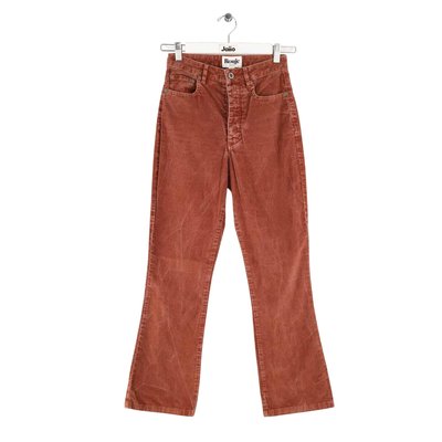 Pantalon droit en coton - Bon État ROUJE