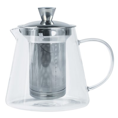 Théière Oolong - théière en verre avec filtre dévissable inox 1.2L THÉIÈRES CRISTEL