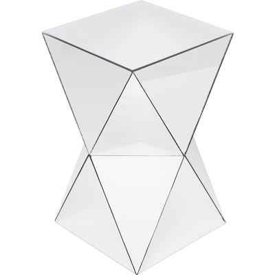 Table d'appoint en verre miroir, LUXURY KARE DESIGN