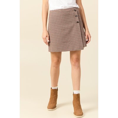 Jupe carreaux beige hotsell