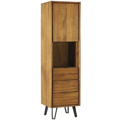 Colonne en bois de teck pieds épingle BOMBAY PIER IMPORT