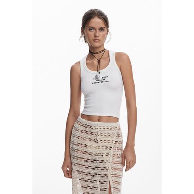 Débardeur avec texte DESIGUAL