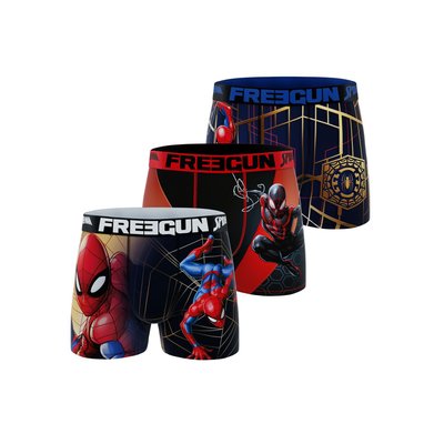 Lot de 3 Boxers microfibre Ultimate Spiderman FREEGUN