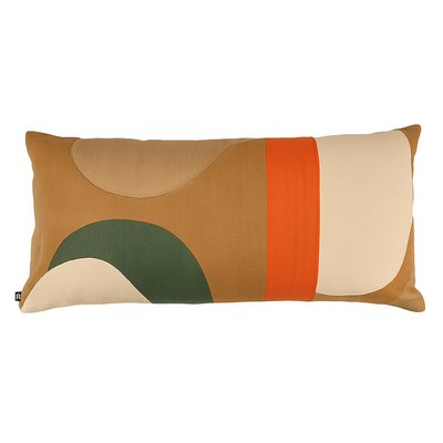 Coussin en coton broderie moderniste EDEN
