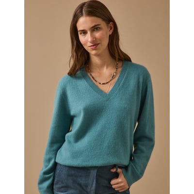 Pull col V  - Collection Cachemire CYRILLUS