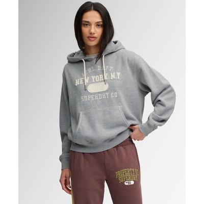 Sweat à capuche court Athletic Essential Applique SUPERDRY