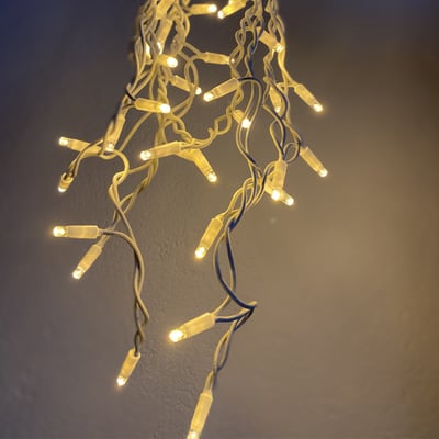 Guirlande Pro Stalactite 10m Blanc Chaud Fixe 360 Leds 230v MILLUMINE
