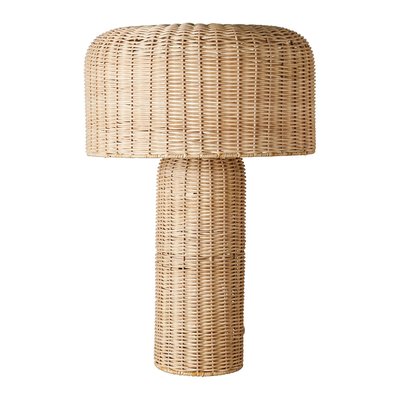 Lampe JEANNE en rotin - ø 38 x 56 cm BLANC D’IVOIRE