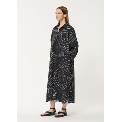 Robe droite en popeline imprimée HUMILITY