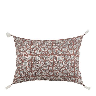 Housse de coussin en coton BLANC D’IVOIRE