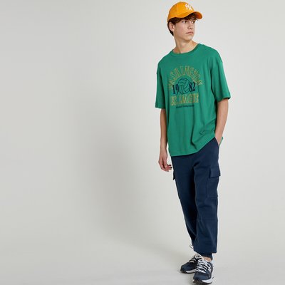 Cotton Mix Cargo Trousers LA REDOUTE COLLECTIONS