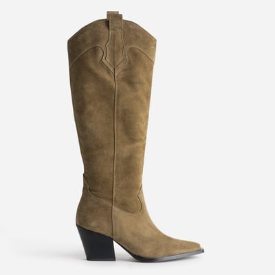 Botte À Talon en cuir TAOUBA TEXTO