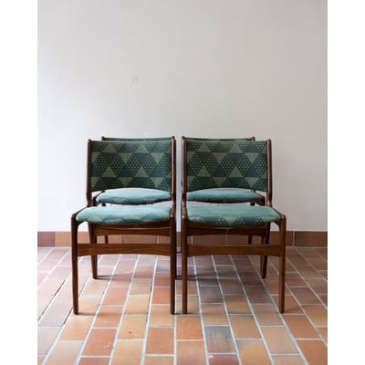 Lot de 4 chaises tendances Alma N°1801 - Bon état DEBONGOUT