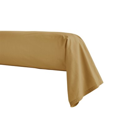 Taie de traversin unie en percale de coton, PREMIÈRE ESSIX