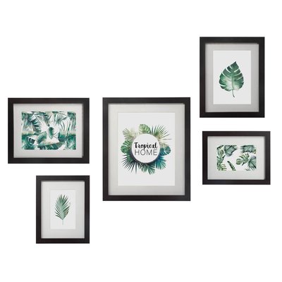 Set de 5 cadres TROPICAL ATMOSPHERA