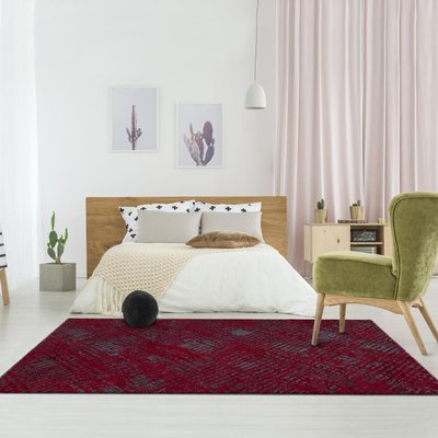 Tapis salon et chambre tissé motif faux uni TEREMINDE UN AMOUR DE TAPIS