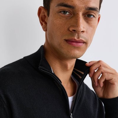 Pull col camionneur en mélange laine cachemire, Oeko-tex MONOPRIX