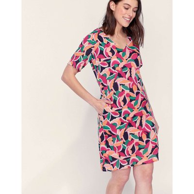 Robe imprimée courte coton bio JALA LA FIANCÉE