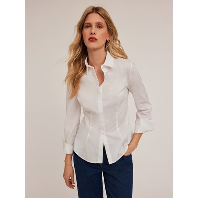 Chemise en popeline coton stretch mélangé MOTIVI