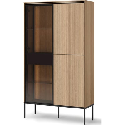 Commode haute vitrée VISSO avec éclairage LED RECOLLECTION