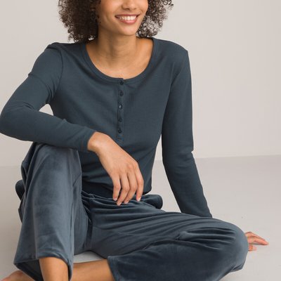 Langærmet pyjamas LA REDOUTE KOLLEKTIONER