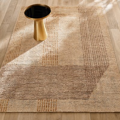 Tapis noué main, laine, chanvre et Lyocell, Vilami AM.PM