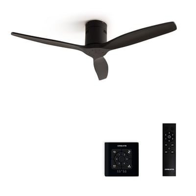 Ventilateur de plafond avec pales techniques en ABS sans lumière avec contrôleur mural WIND CALM CREATE