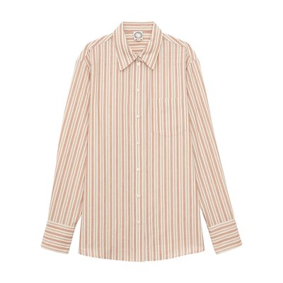 Chemise Maureen rayée jaune INES DE LA FRESSANGE PARIS