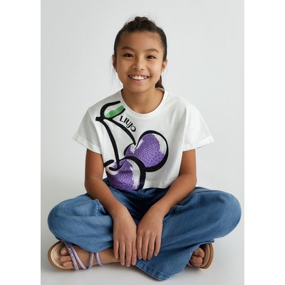 T-shirt en coton avec imprimé LIU JO