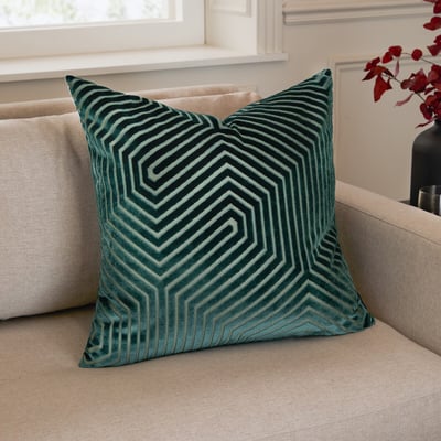 Evoke Cut Velvet Cushion PAOLETTI