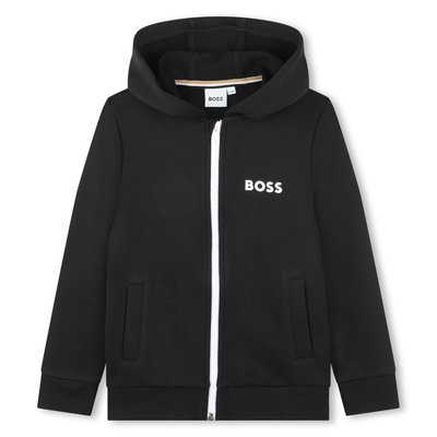 Cardigan à capuche en molleton BOSS KIDSWEAR