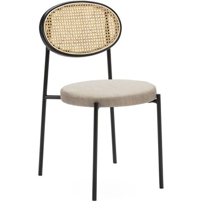 Chaise en rotin, dossier rond, Fleurus RECOLLECTION