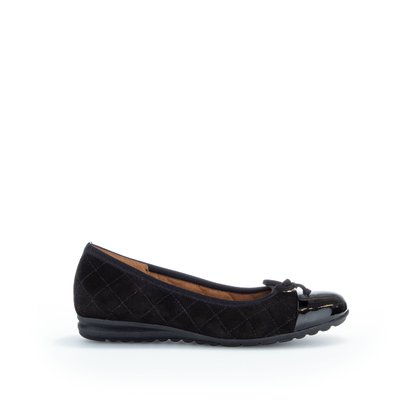Ballerines en suède à talon plat GABOR