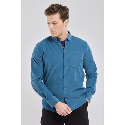 Chemise maches longue droite col boutonné ARMOR-LUX
