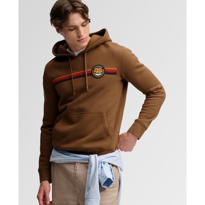 Sweat à capuche Outdoors Stripe Logo coupe décontractée SUPERDRY