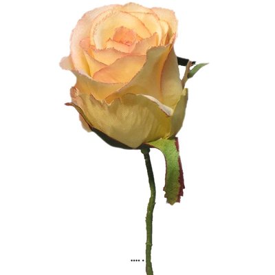 tête de rose Artificielle D 5 cm sur tige ARTIFICIELLES