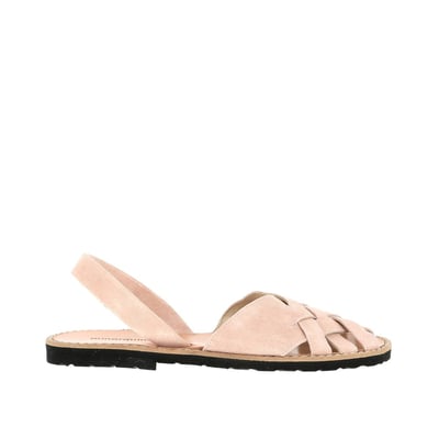 Sandales en cuir talon plat AVARCA COMPOSTELLE MINORQUINES